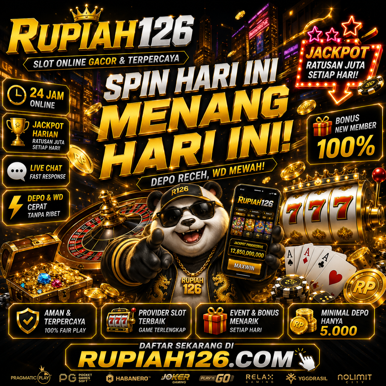 RUPIAH126: Link Situs Slot Gacor Bet Kecil 100 200 400 Perak Gampang Menang Maxwin by Hey siriusly